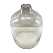 Cloud Grey Glass Vase