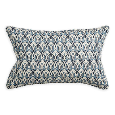 Cirali Azure Linen Pillow - 14" x 22"