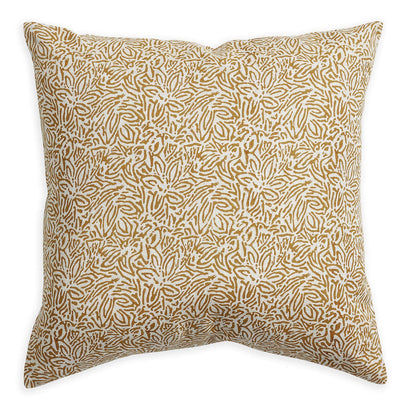 Amalfi Saffron Linen Cushion