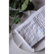 Classic Hand Towel - Blue Indian Paisley