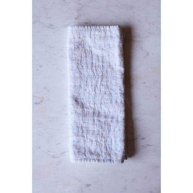 Classic Hand Towel - Blue Indian Paisley