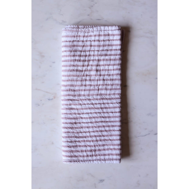 Classic Hand Towel - Dove Stripe
