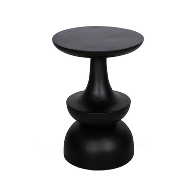 Organic Geometric Pedestal Accent Table