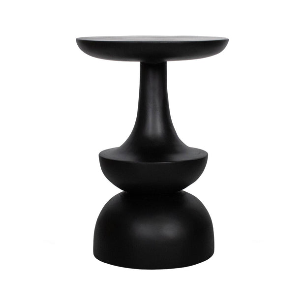 Organic Geometric Pedestal Accent Table