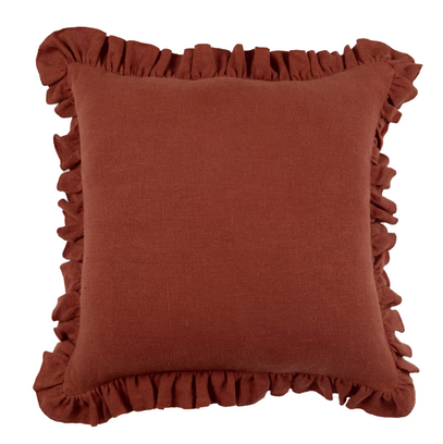 Anika Solid Saffron Pillow