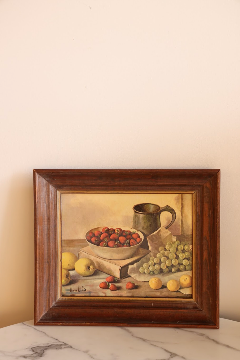 Framed Printed Still Life