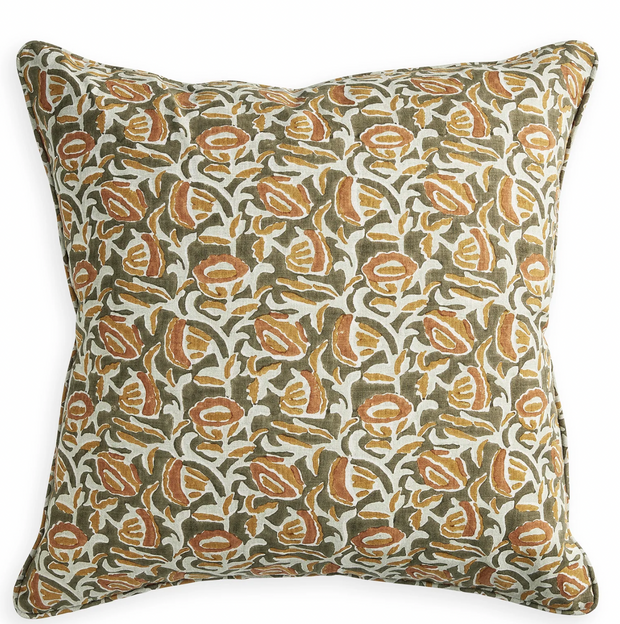 Marbella Eucalypt Linen Pillow