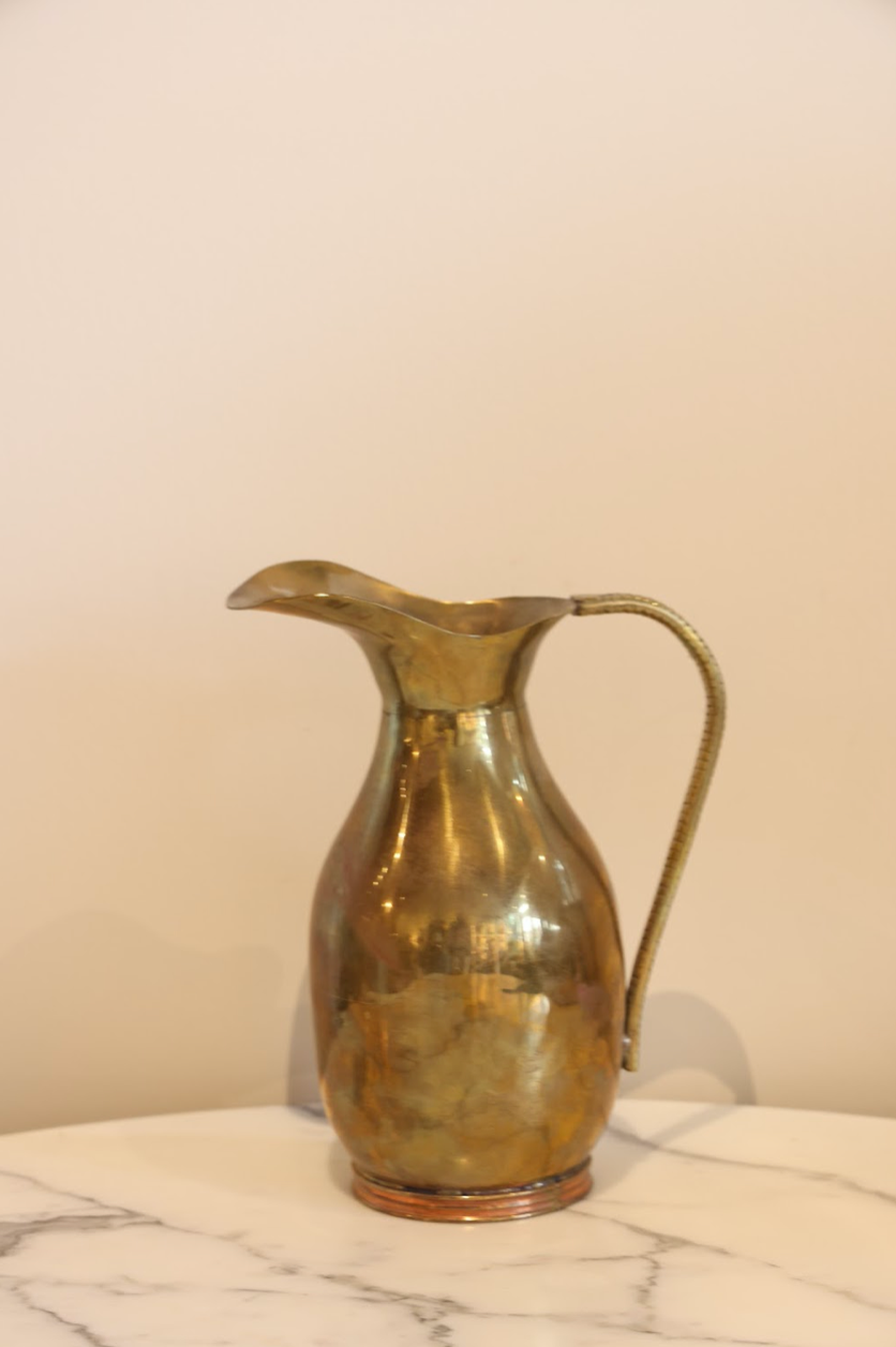 Vintage Brass Pitcher