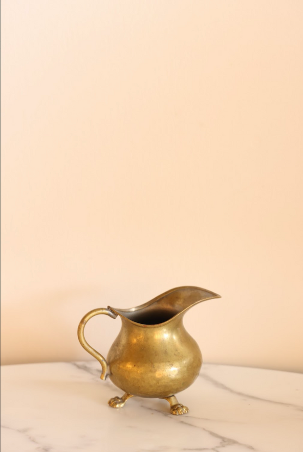 Brass Footed Bud Vase