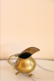 Brass Footed Bud Vase