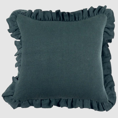 Anika Solid Teal Pillow - 22
