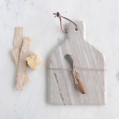 S/2 - Cheese/Cutting Board with Canape Knife