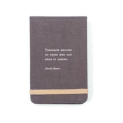 David Bowie Fabric Notebook