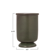 Green Stoneware Vase