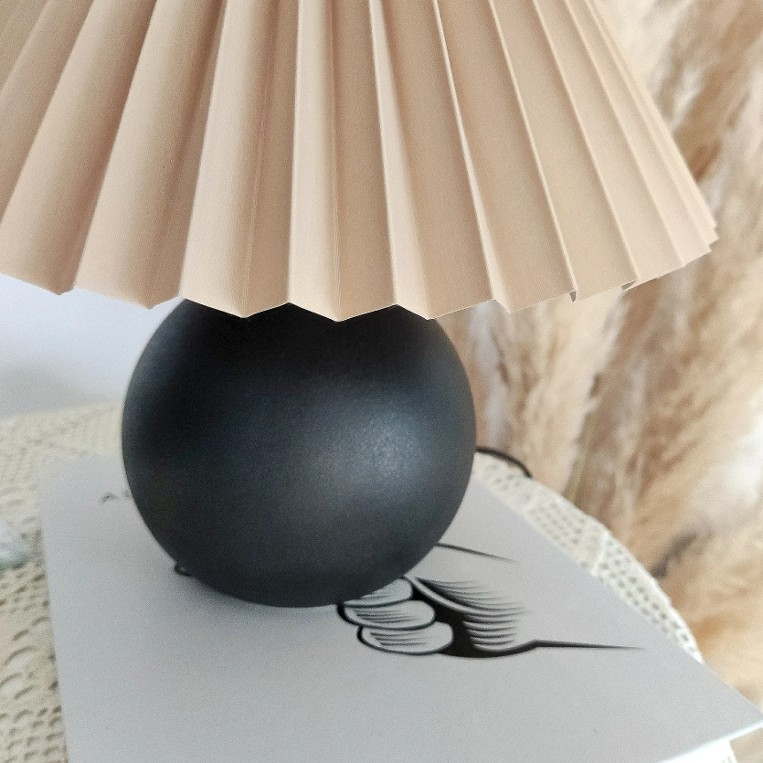 Black Ceramic Small Table Lamp