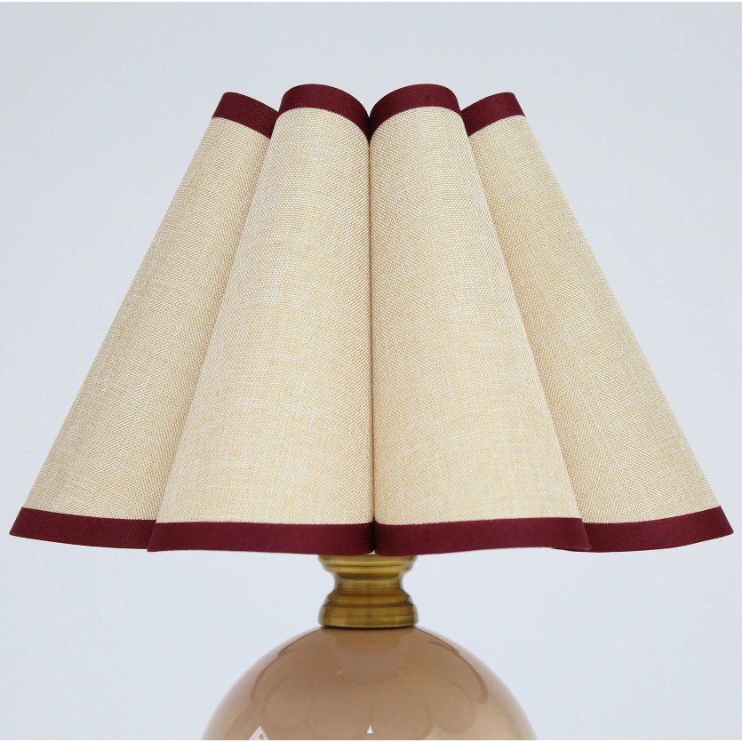 Khaki Cotton Linen Table Lamp