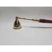 Wooden Handle Brass Candle Snuffer