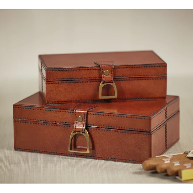 Connaught Leather Box - Small