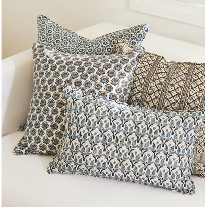 Cirali Azure Linen Pillow - 14