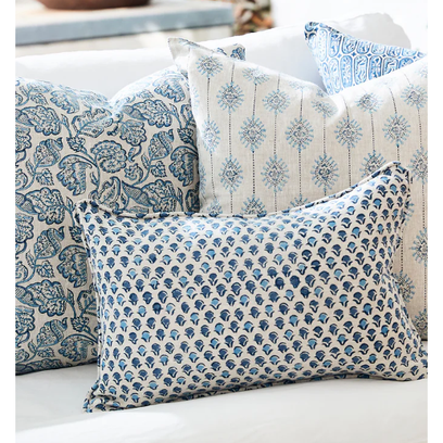 Savoie Riviera Linen Pillow - 20