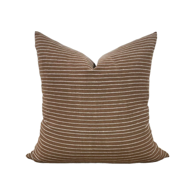 Designer "Whittier" Striped Pillow