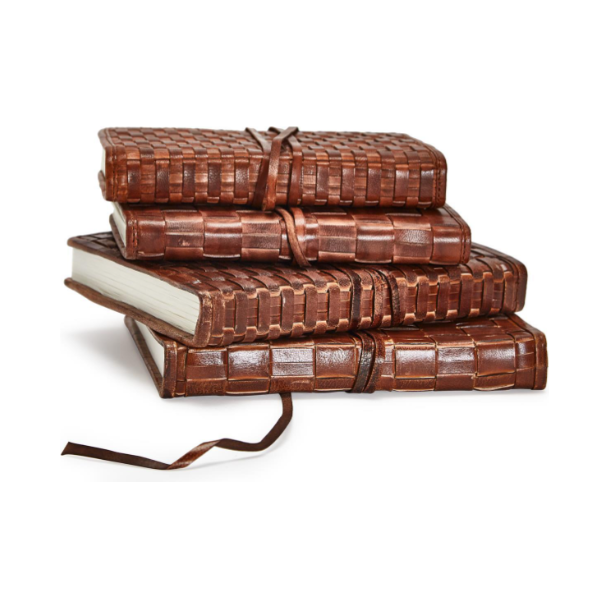 Woven Leather Journal (Assorted Pattern)