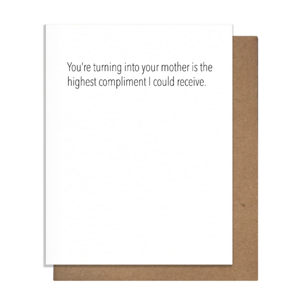 Turning Into Mom - Mother's Day Card