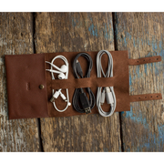 Brown Leather Cord Wrap