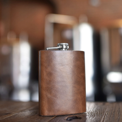 Leather Flask