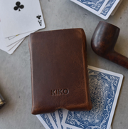 Playing Cards with Leather Sleeve