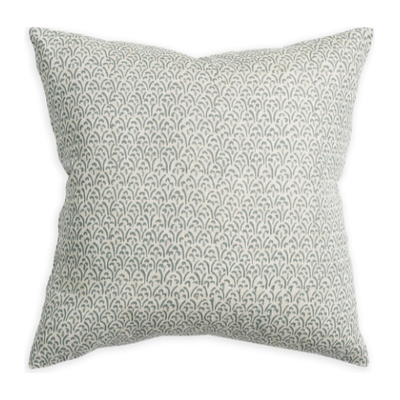 Collioure Celadon Linen Pillow - 22" x 22"