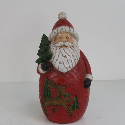 Resin/Wooden Santa Claus