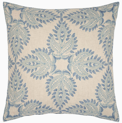 22" x 22" - Verdin Lapis Decorative Pillow