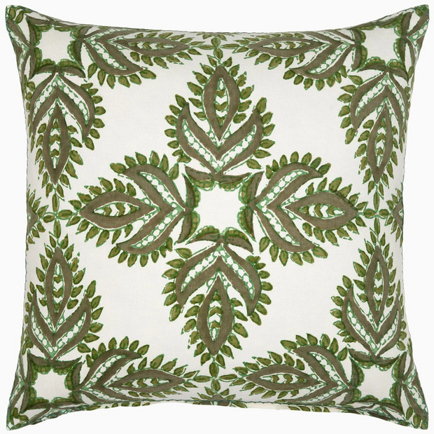 22" x 22" - Verdin Dark Sage Decorative Pillow