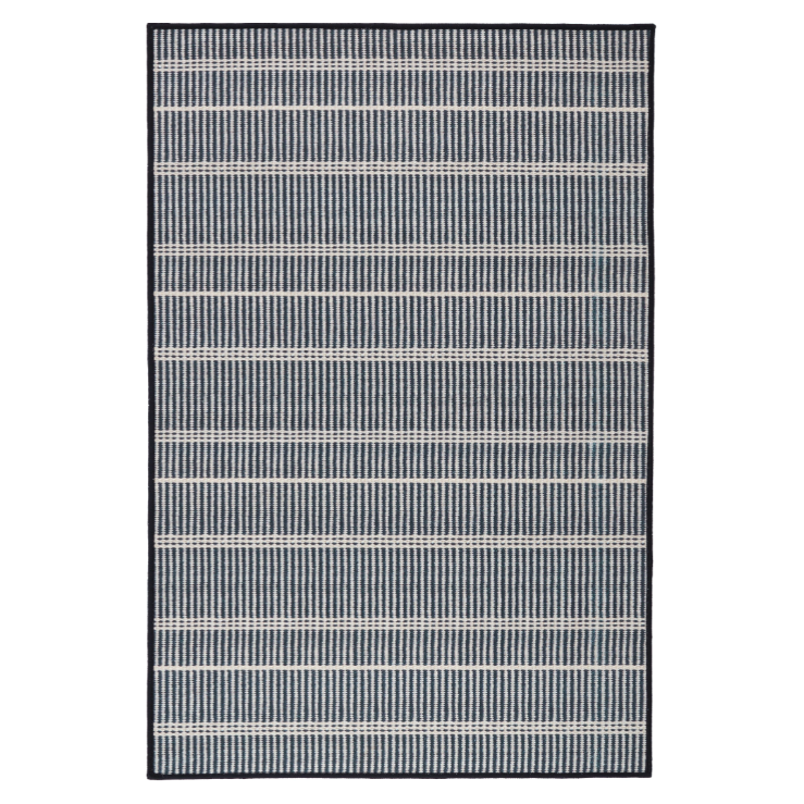 Samson Black Machine Washable Rug