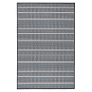 Samson Black Machine Washable Rug