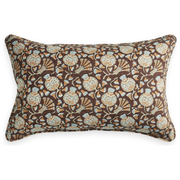 Iznik Sumac Linen Pillow - 14"x22"