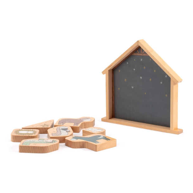 Wood Puzzle Nativity Set