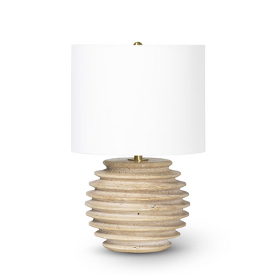 Thea Travertine Mini Lamp