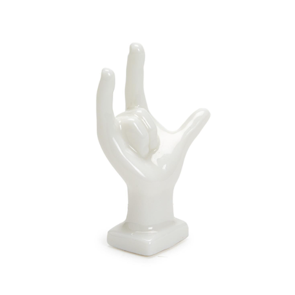 I love You Hand Gesture on Rectangle Base Matchbox