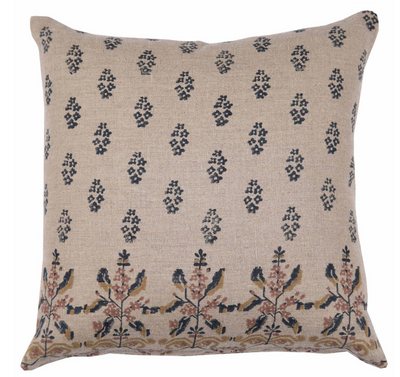 Kumkum Indigo Pillow - 18" x 18"