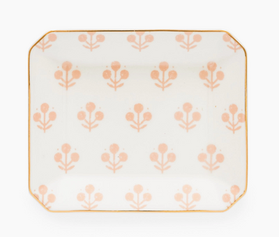 Rose Floral Trinket Tray