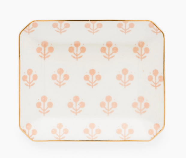 Rose Floral Trinket Tray