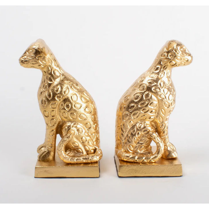 Leopard Bookend Set