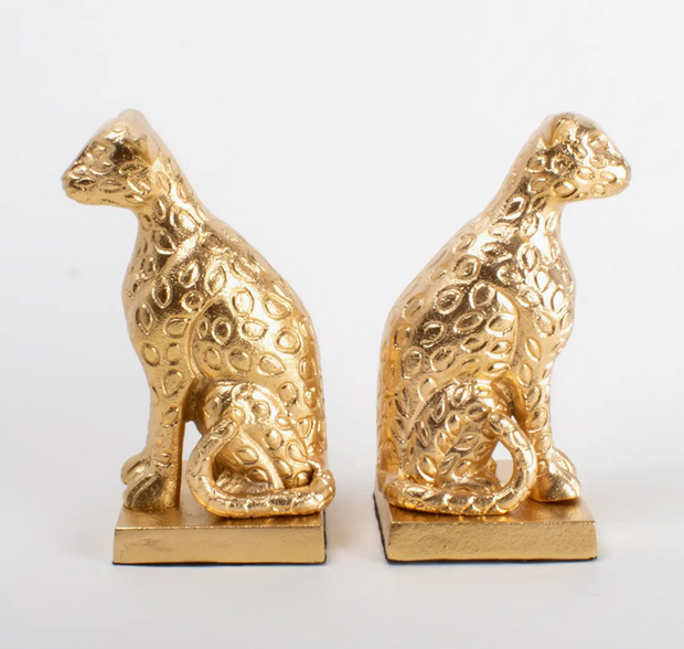 Leopard Bookend Set