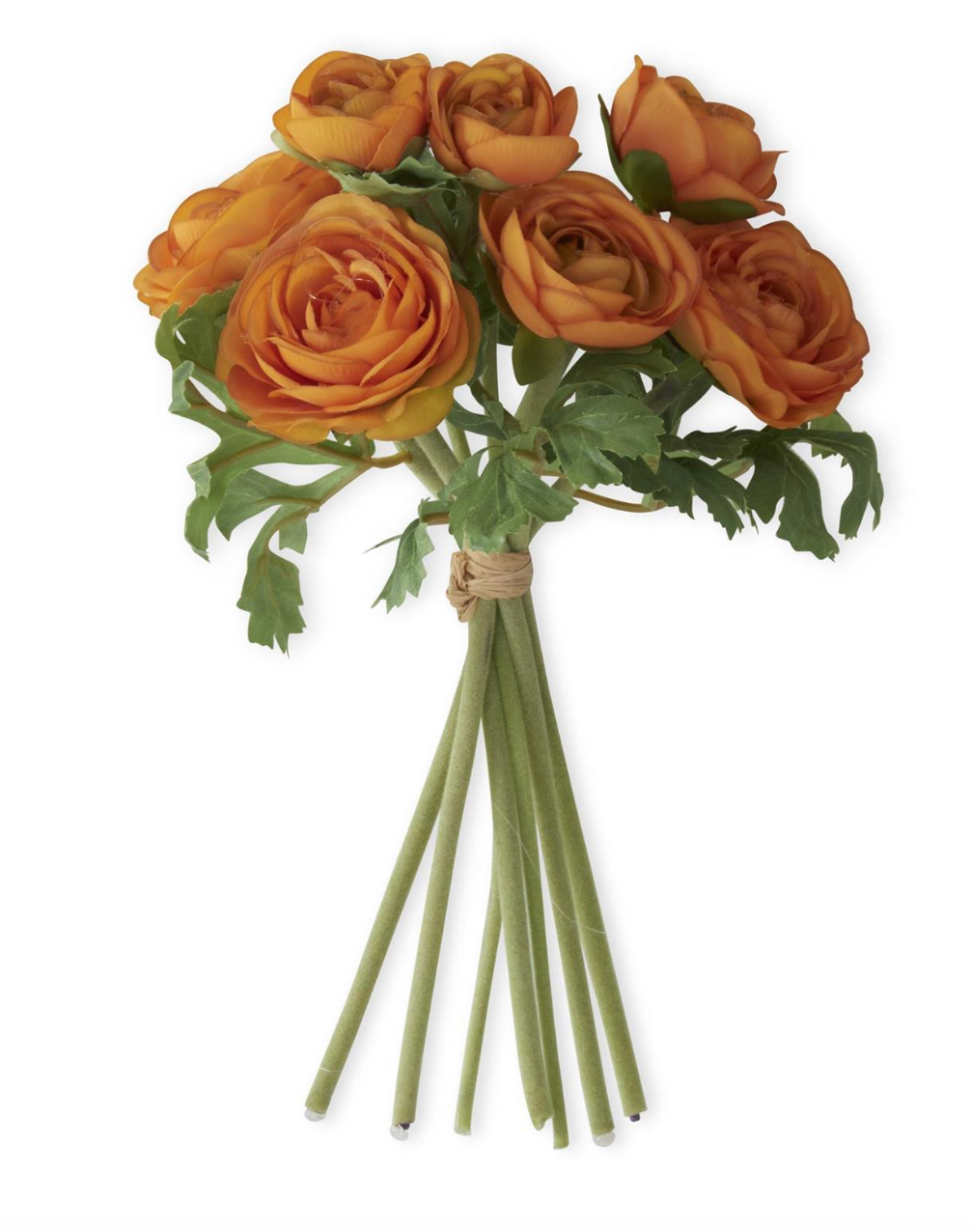 10 inch Orange Ranunculus Bundle