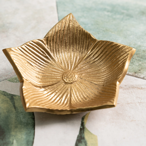 Gold Flower Bowl