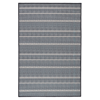 Samson Black Handwoven Indoor/Outdoor Rug