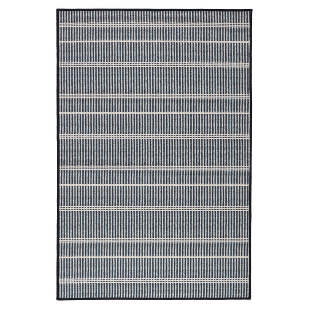 Samson Black Handwoven Indoor/Outdoor Rug