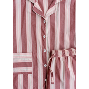 Cotton Pajamas in Red Stripe